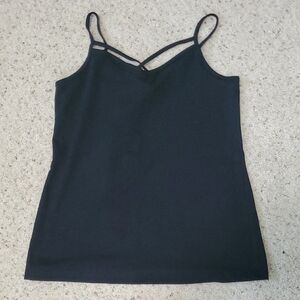 Torrid Black Double-Strap Tank Top